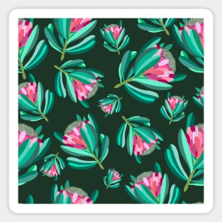 King Protea Repeating Pattern Sticker